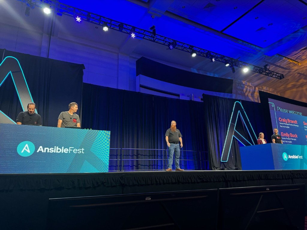Backstage with Craig Brandt and Emily Bock — AnsibleFest, Atlanta, 2025