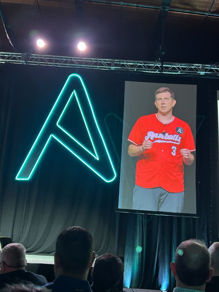 On stage with the team — AnsibleFest, Atlanta, 2025