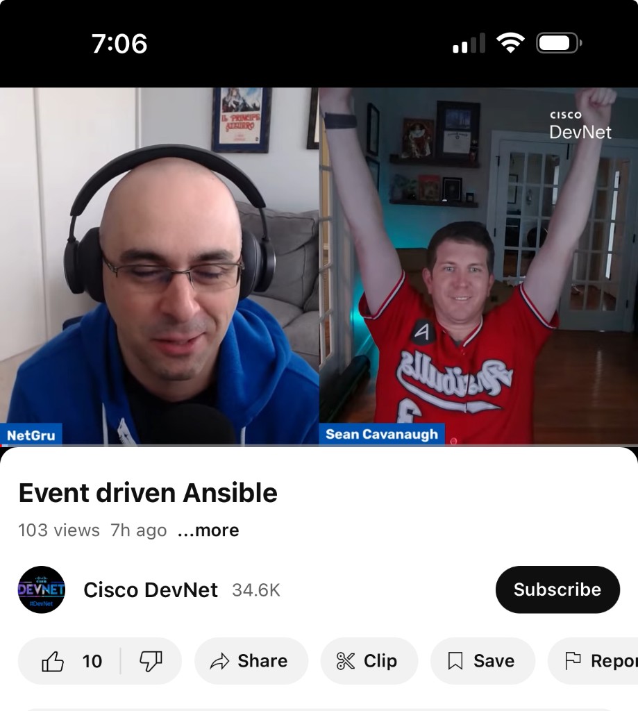 Event-Driven Ansible livestream — Cisco DevNet / NetGru, 2024