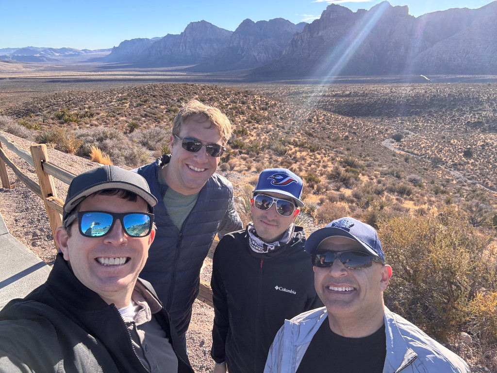 Pre-conference hike at Red Rock Canyon — AWS re:Invent, Las Vegas, 2024