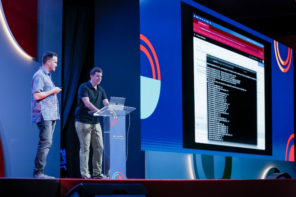 Live demo on stage — Red Hat One, Indonesia, 2024
