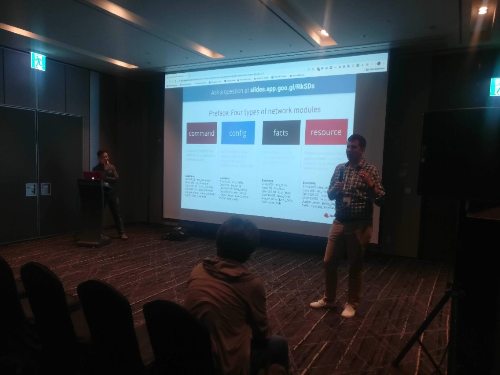 Presenting Ansible network automation — Red Hat Tech Exchange, Seoul, 2019