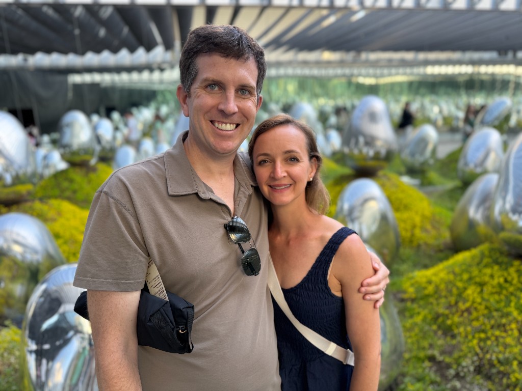 With Jamie at teamLab Planets — Tokyo, Japan, 2026